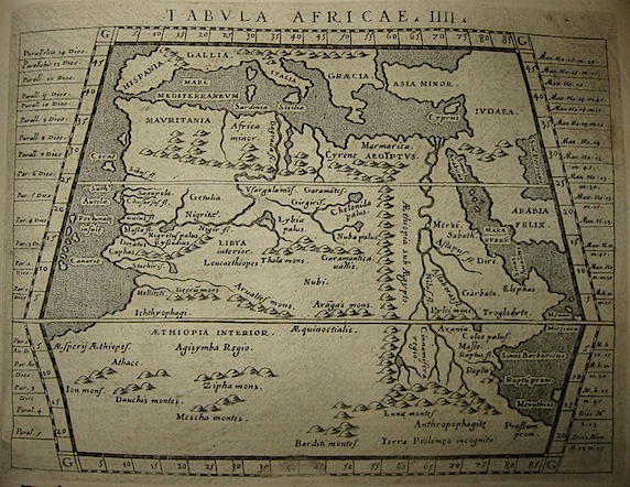 Magini Giovanni Antonio Tabula Africae IIII 1620 Padova 